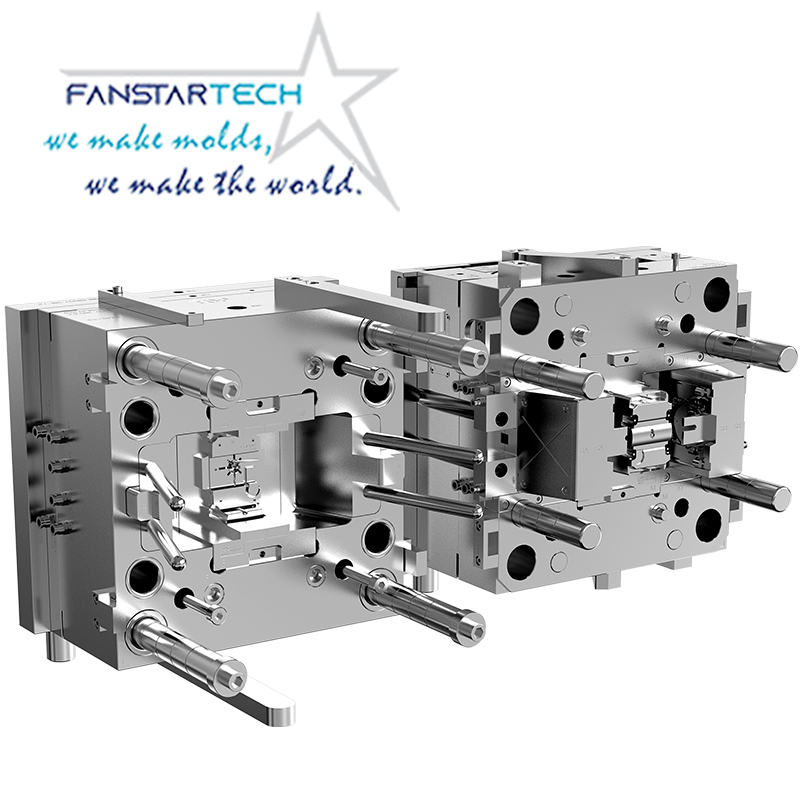 電裝外殼模具PP絕緣零部件外殼電路盒蓋電氣設備外殼注塑模具